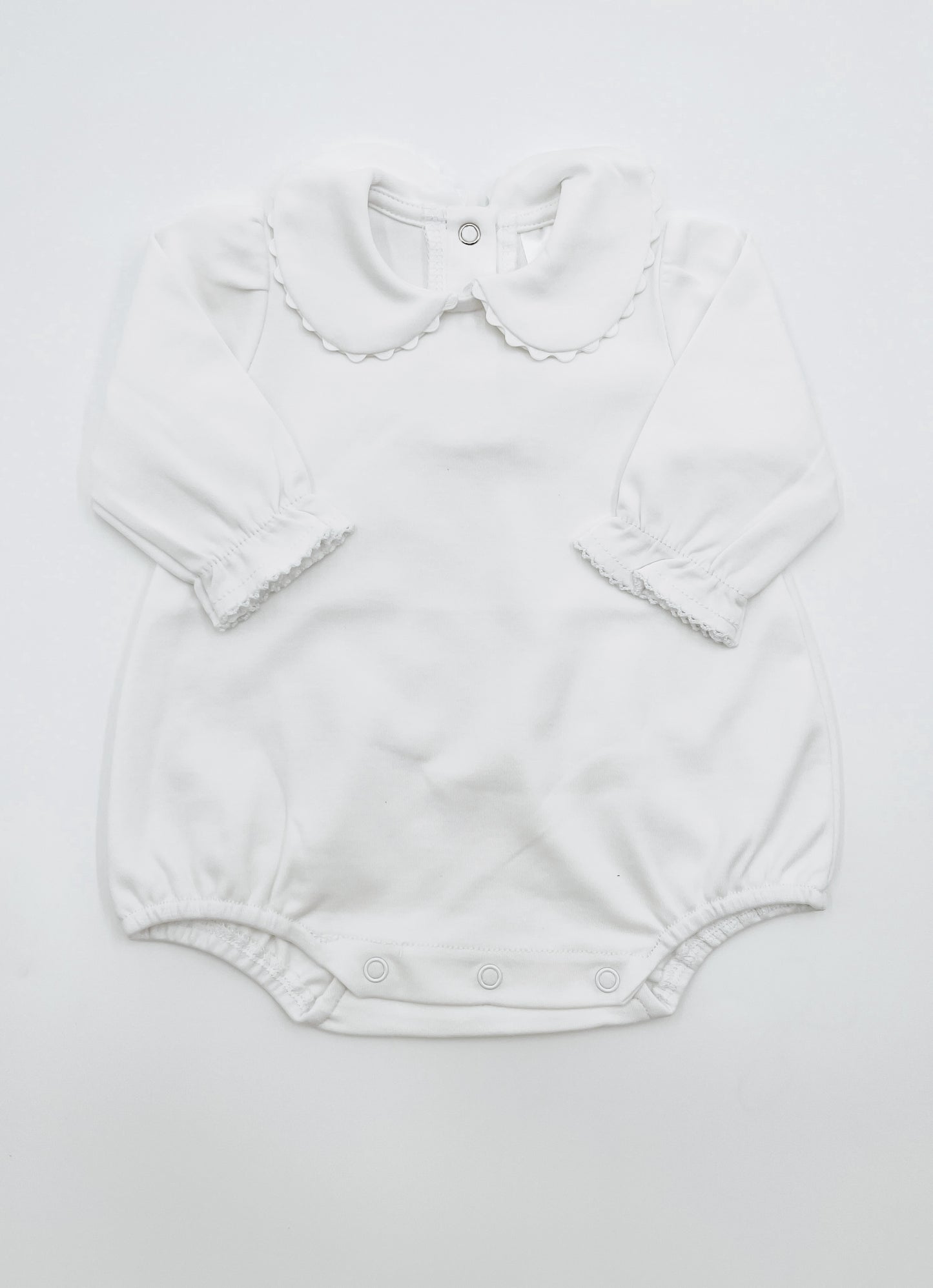 Bubble - Scalloped Collared LS