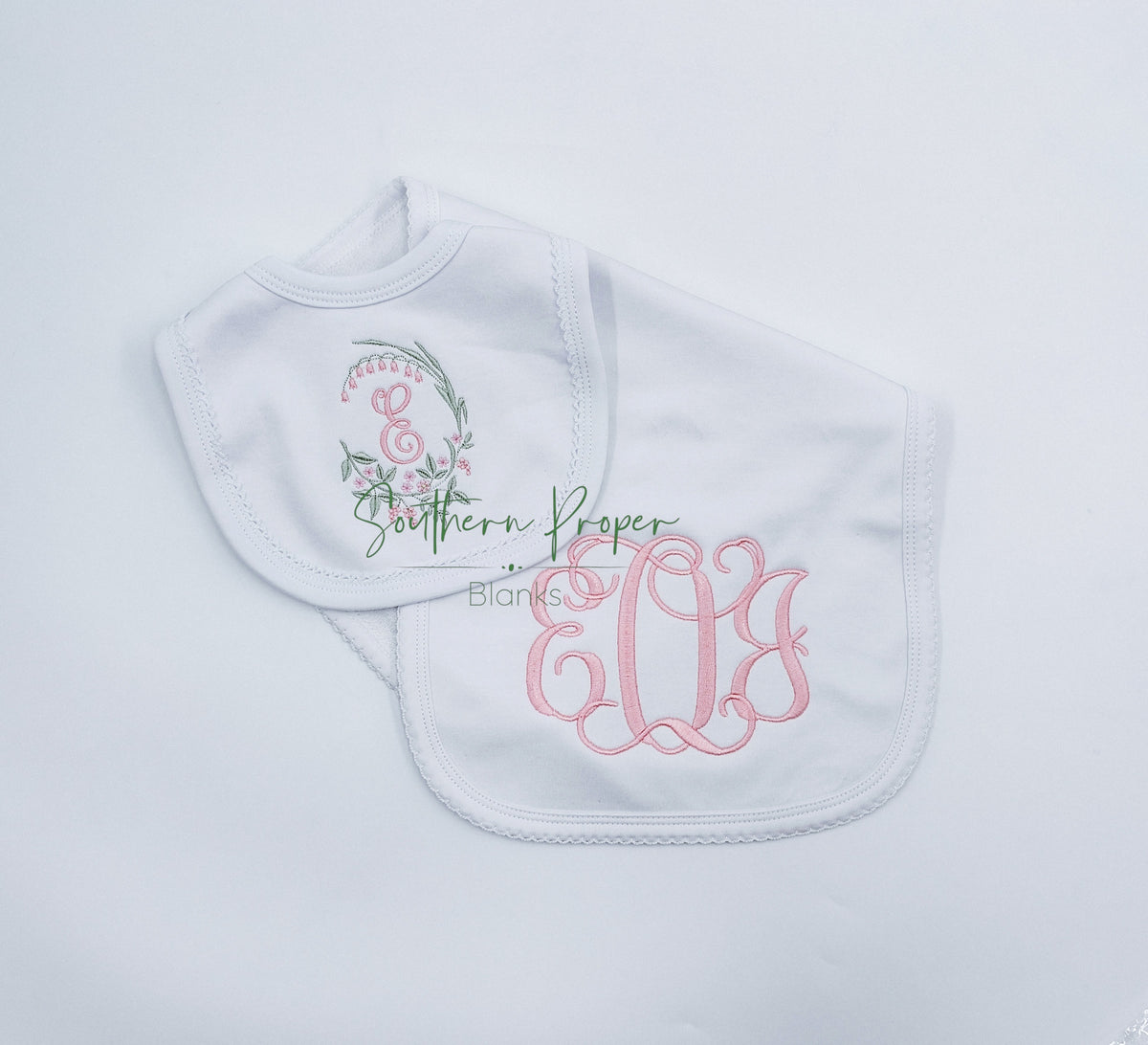Burp Cloth - Picot outside