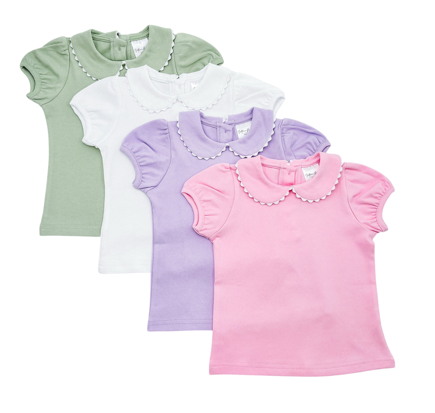 Shirt- Scalloped Collared SS