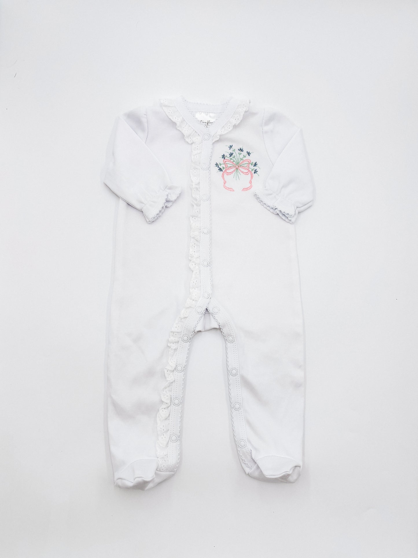 Footies - Lace trim