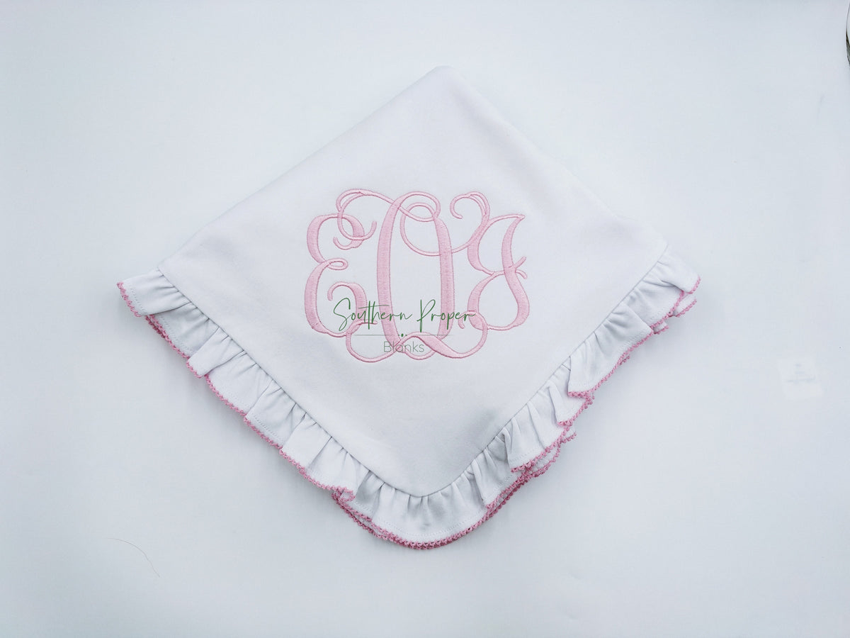 Blanket - Ruffle Picot Trim