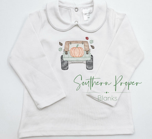 Shirt - Piping Collar LS