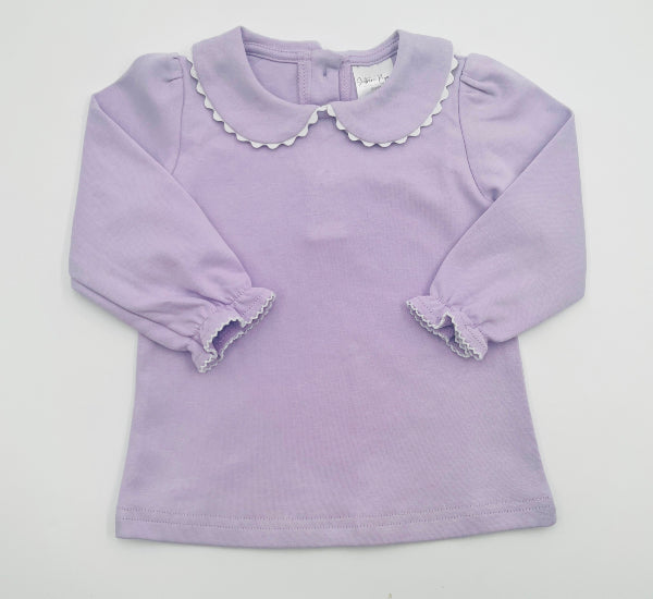 Shirt- Scalloped Collared LS