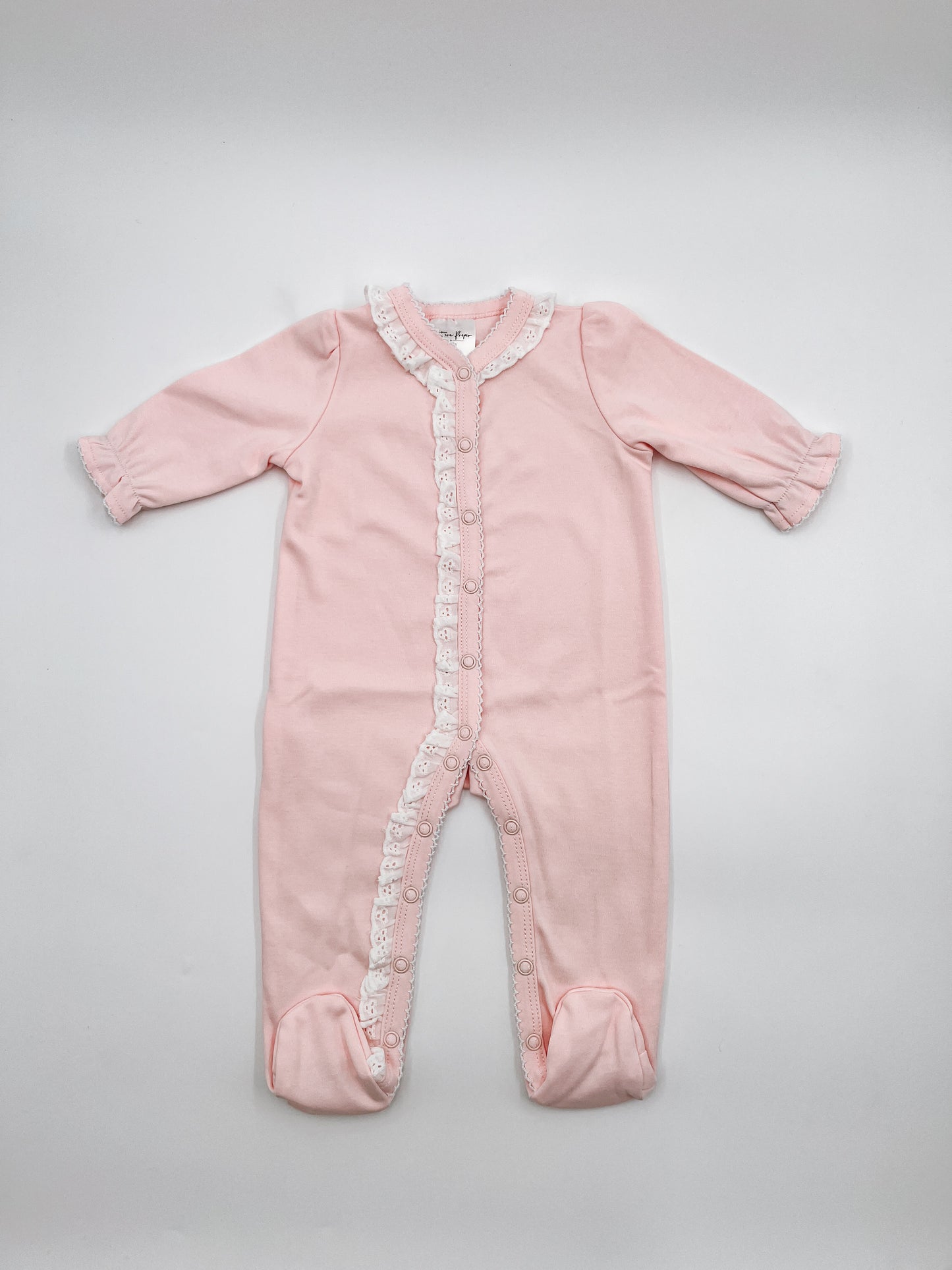 Footies - Lace trim