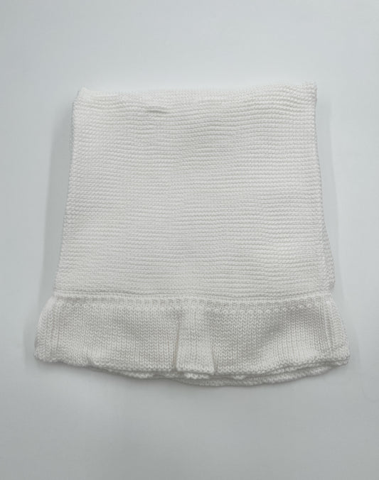 Blanket - Knitted Ruffle Edge