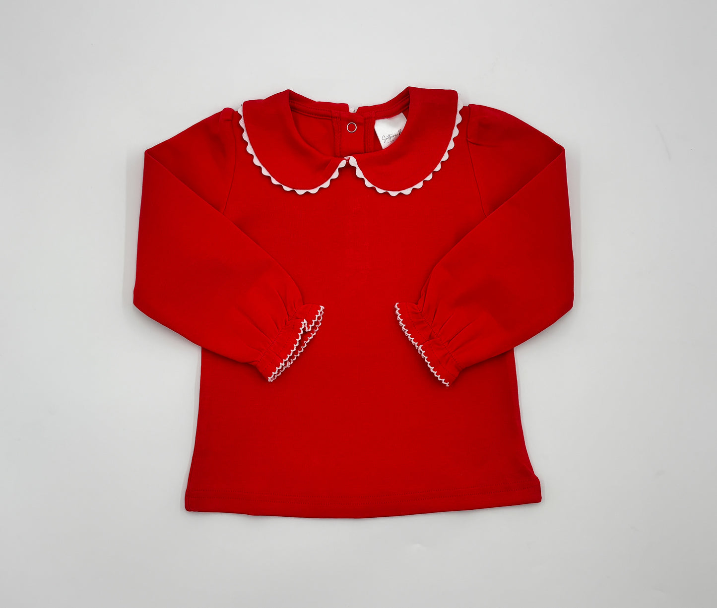 Shirt- Scalloped Collared LS