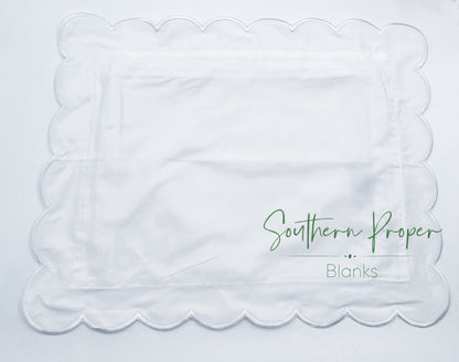 Pillowcase - Scalloped edge