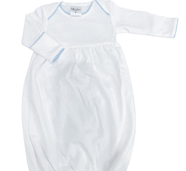 Gowns - Picot Trim (Factory White)