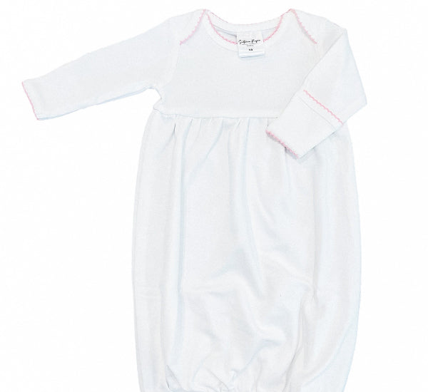 Gowns - Picot Trim (Factory White)