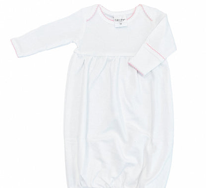 Gowns - Picot Trim (Factory White)