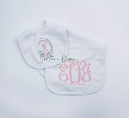 Burp Cloth - Picot outside