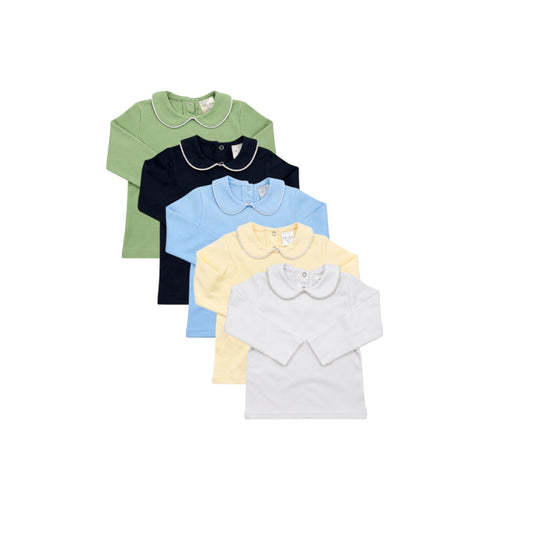 Shirt - Piping Collar LS