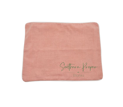 Pillowcase - Piping Edge Linen/Cotton