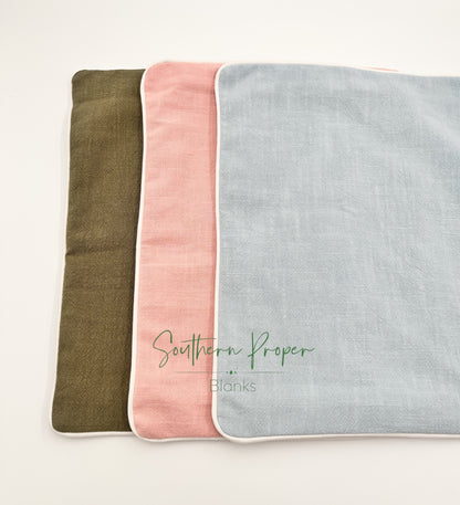 Pillowcase - Piping Edge Linen/Cotton