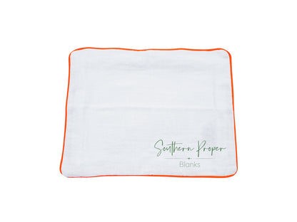 Pillowcase - Piping Edge Linen/Cotton