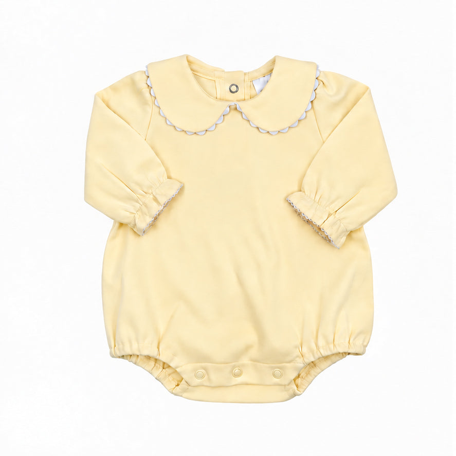 Bubble - Scalloped Collared LS