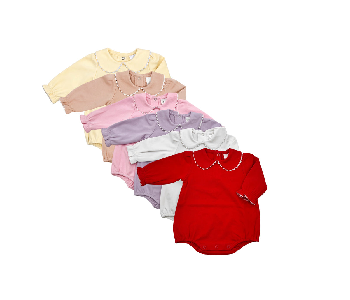 Bubble - Scalloped Collared LS