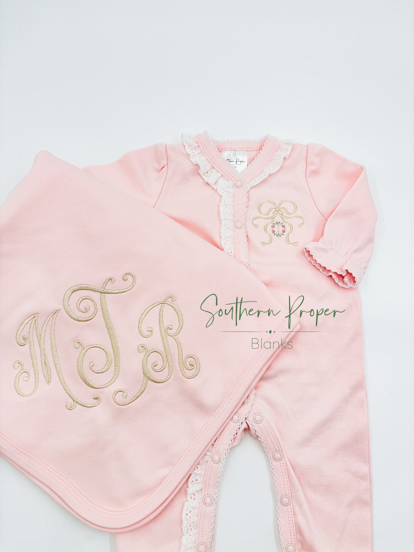 Footies - Lace trim