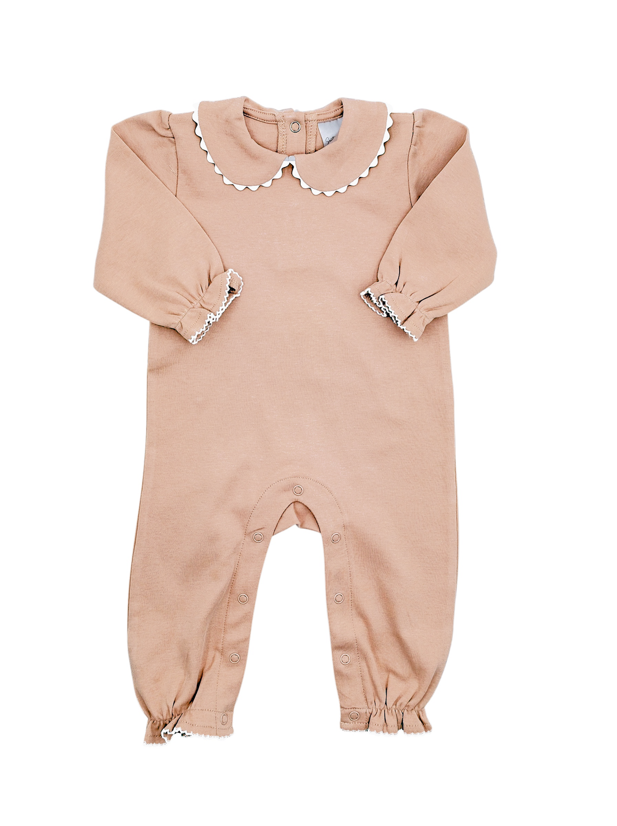 Romper - Scalloped Collared LS