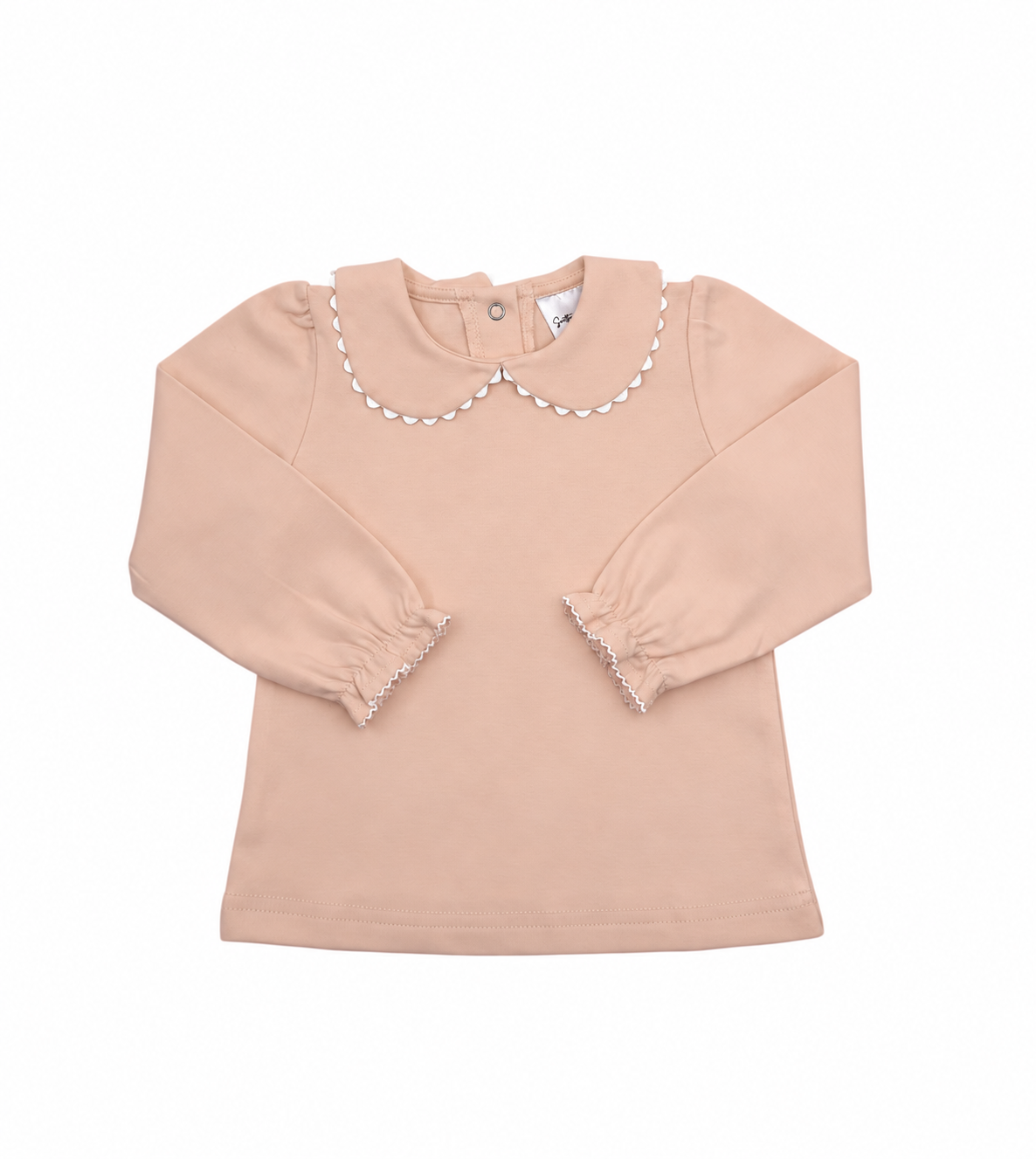 Shirt- Scalloped Collared LS