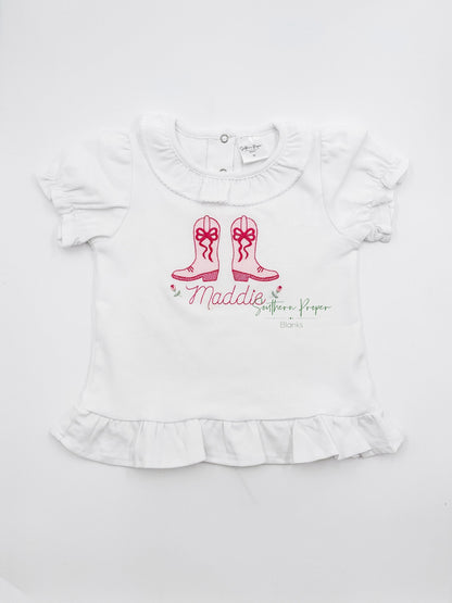 Shirt - Ruffle Neck