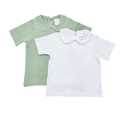 Shirt - Piping Collared SS