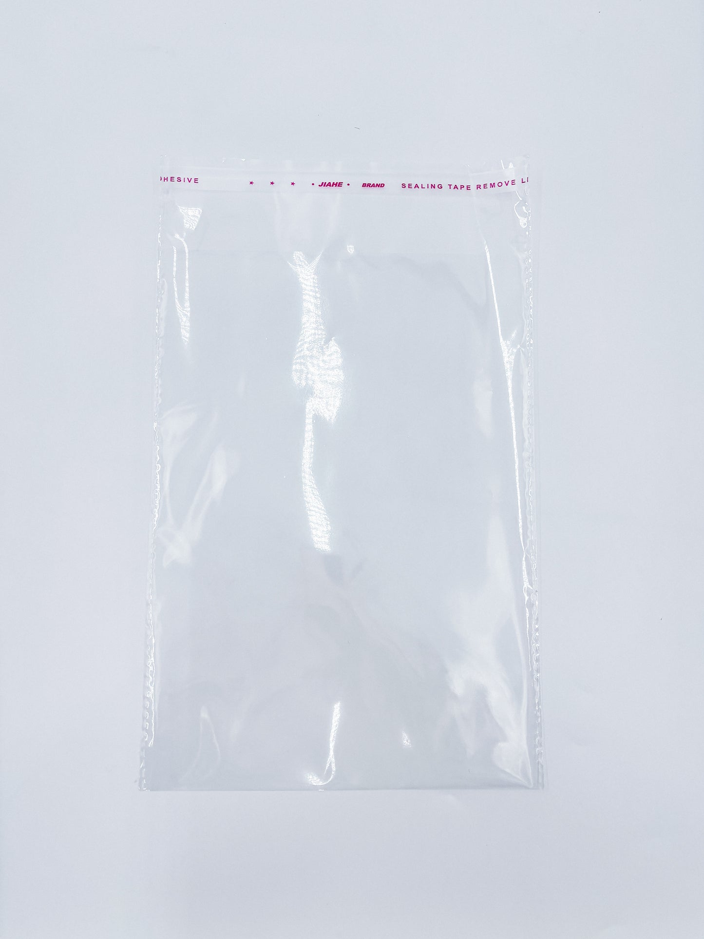 Clear plastic bags