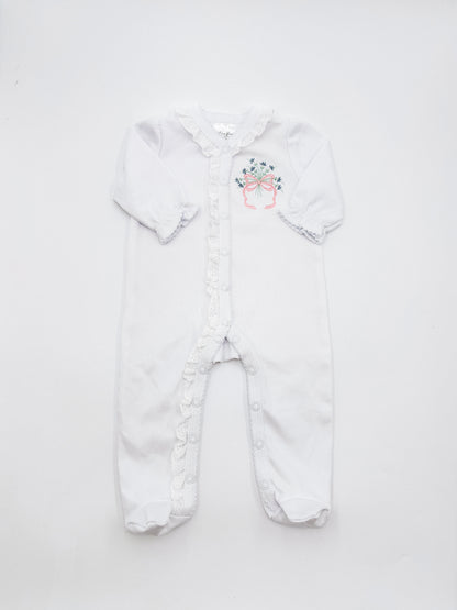 Footies - Lace trim