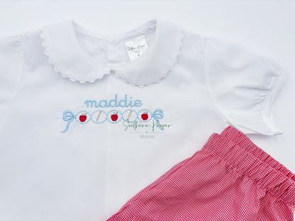 Shirt - Woven Scallop Collar SS