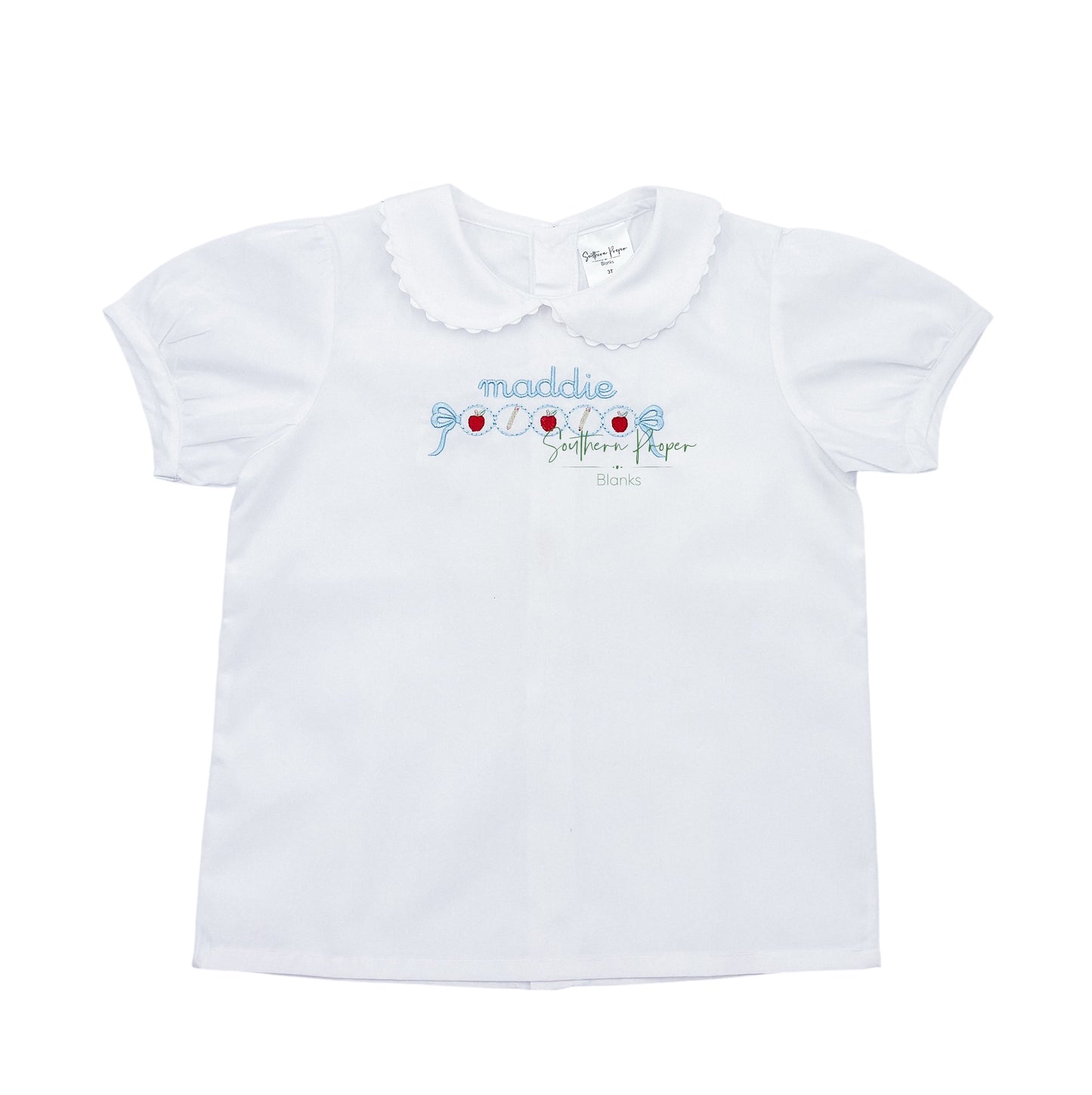 Shirt - Woven Scallop Collar SS