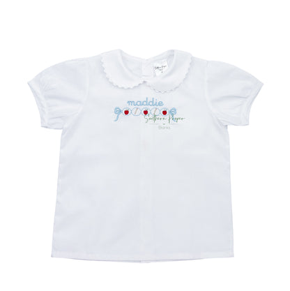 Shirt - Woven Scallop Collar SS