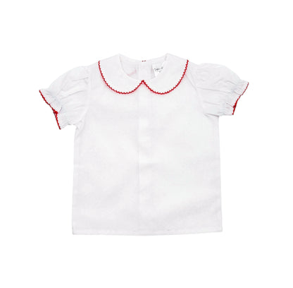 Shirt - Woven Picot Collar SS