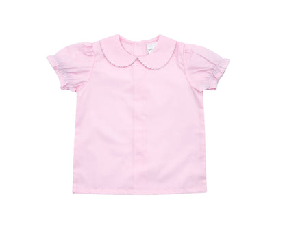 Shirt - Woven Picot Collar SS