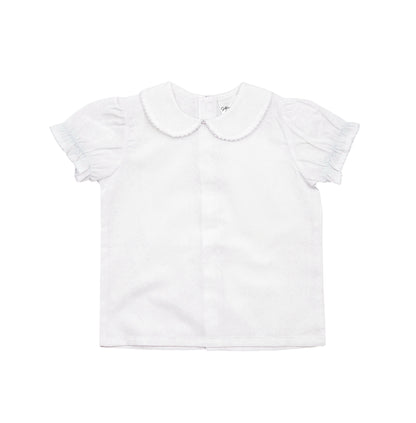 Shirt - Woven Picot Collar SS