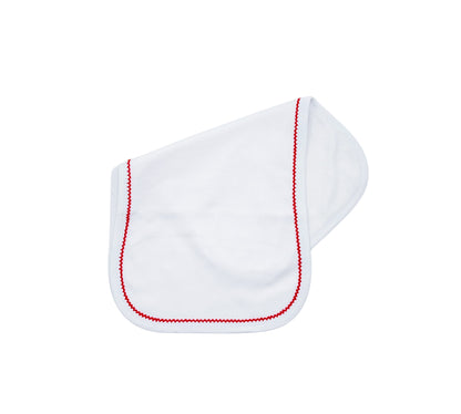 Burp Cloth - Picot Trim