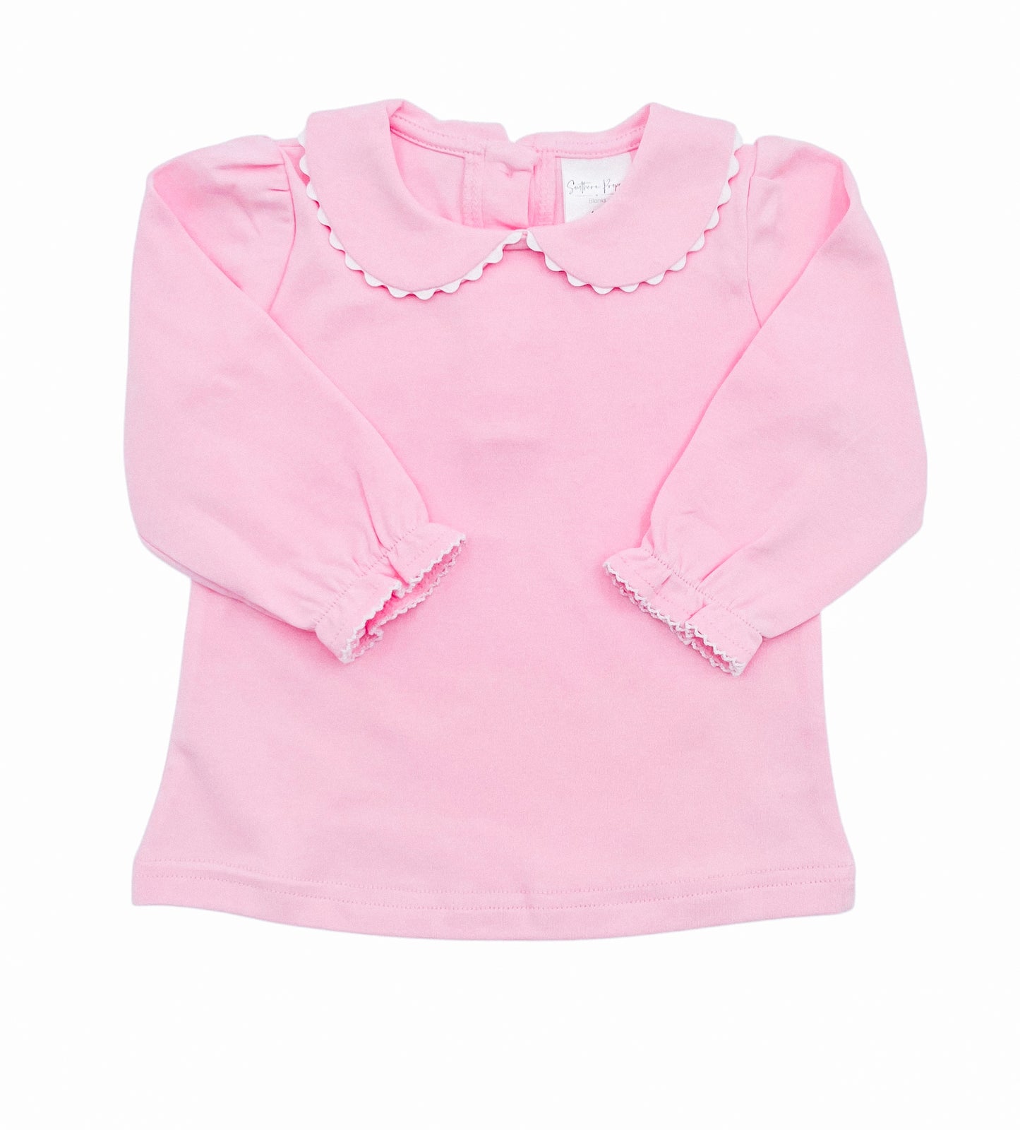 Shirt- Scalloped Collared LS