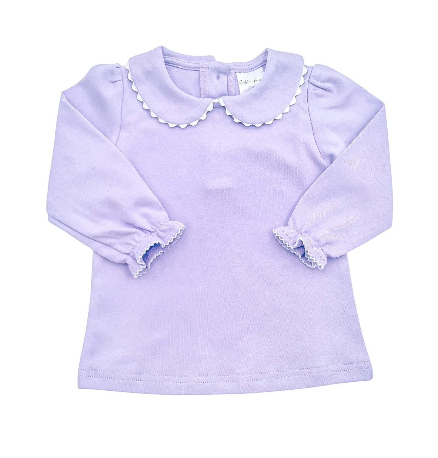 Shirt- Scalloped Collared LS