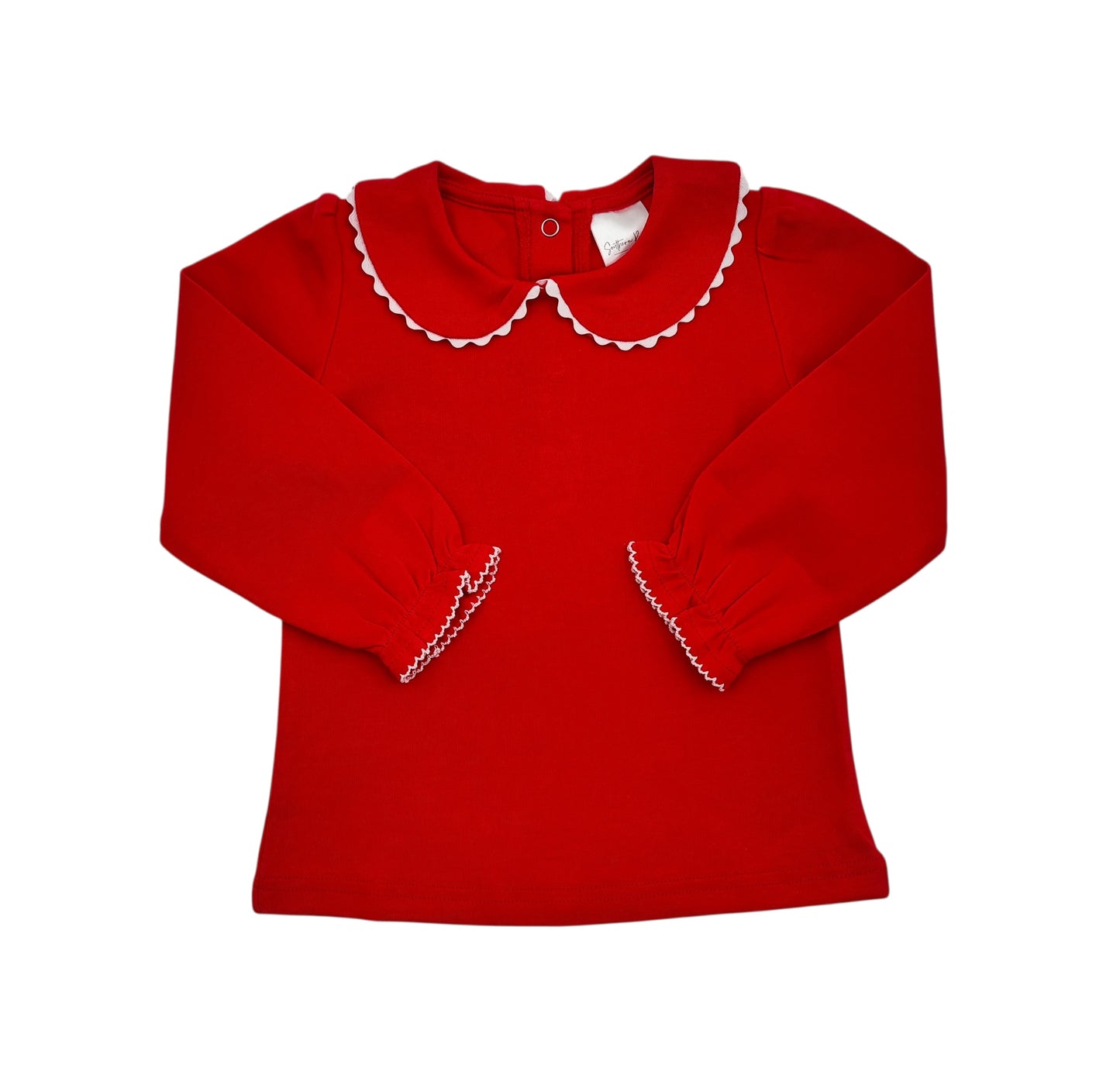 Shirt- Scalloped Collared LS