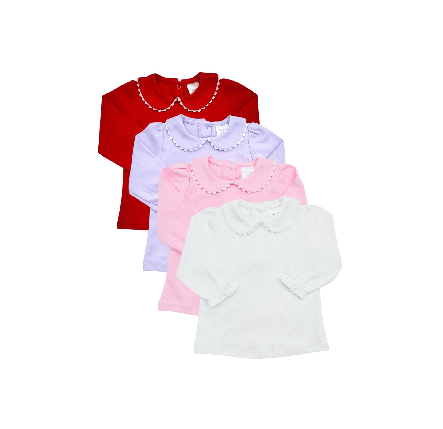 Shirt- Scalloped Collared LS