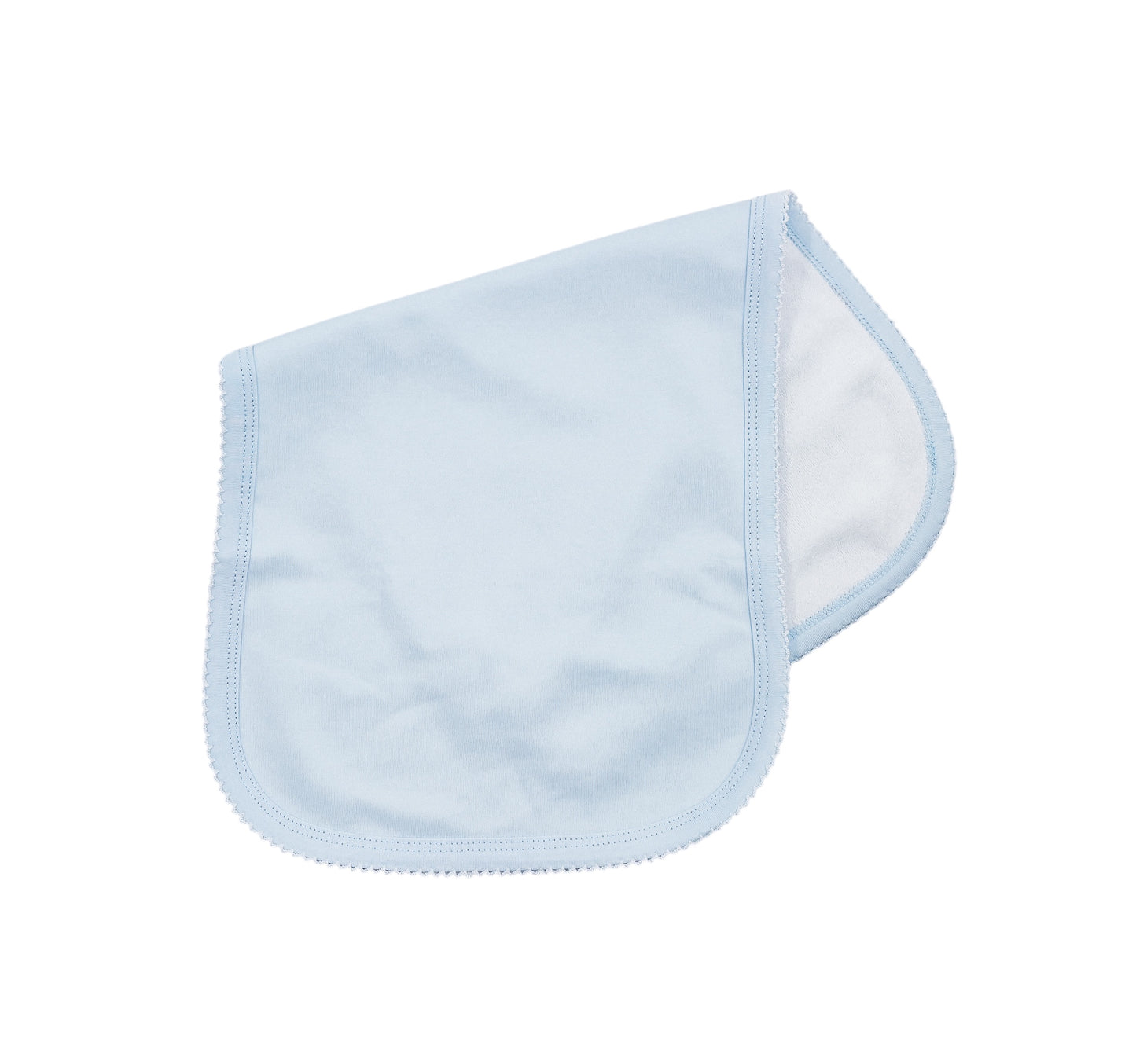 Burp Cloth - Picot outside