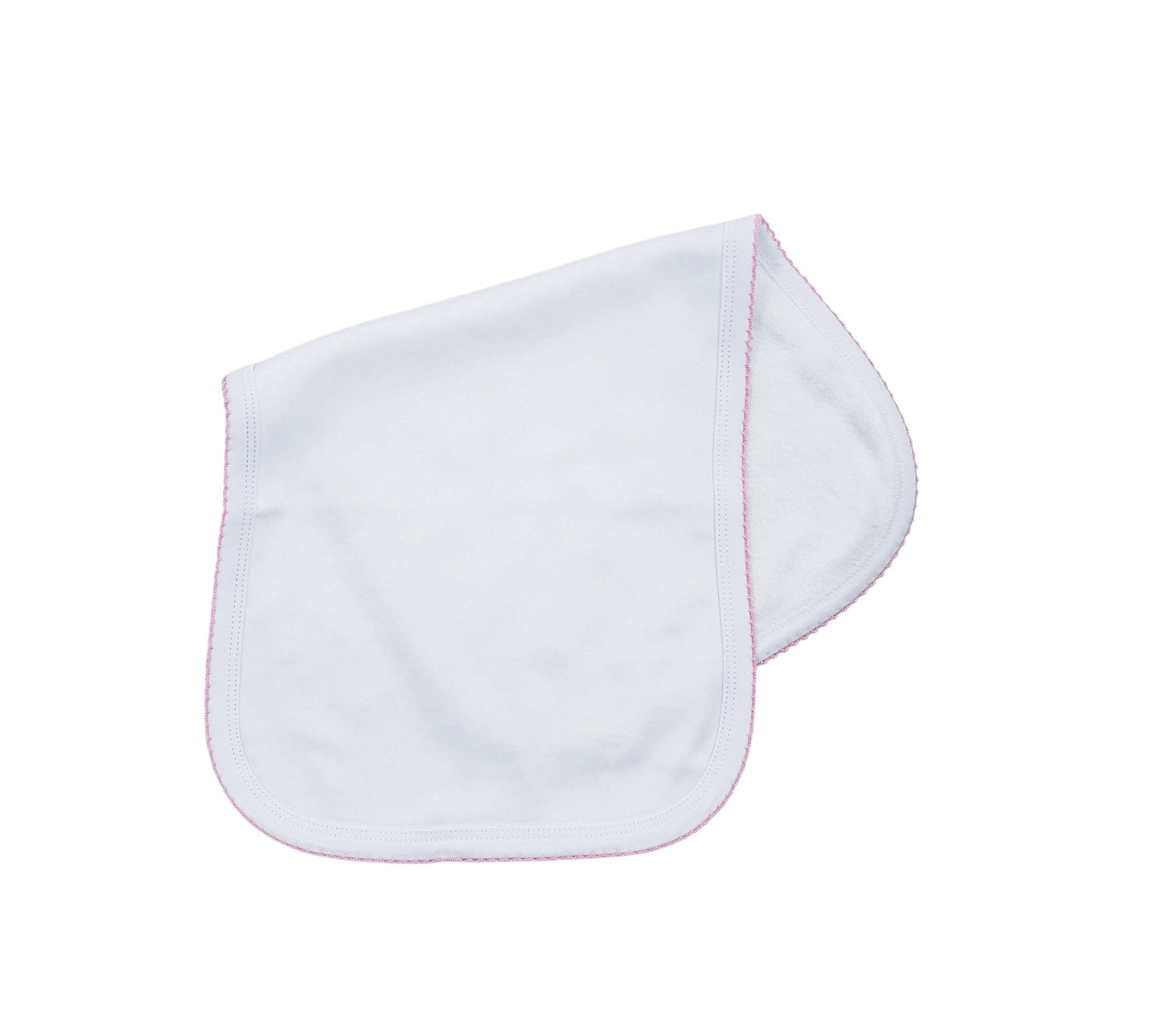 Burp Cloth - Picot outside