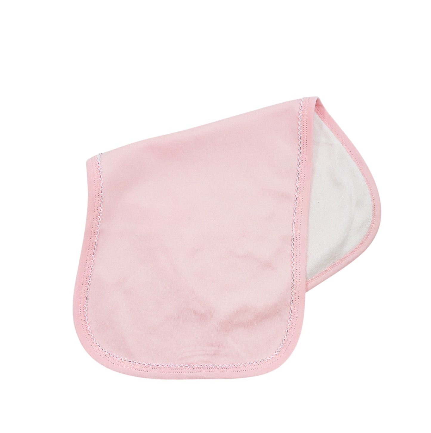 Burp Cloth - Picot Trim
