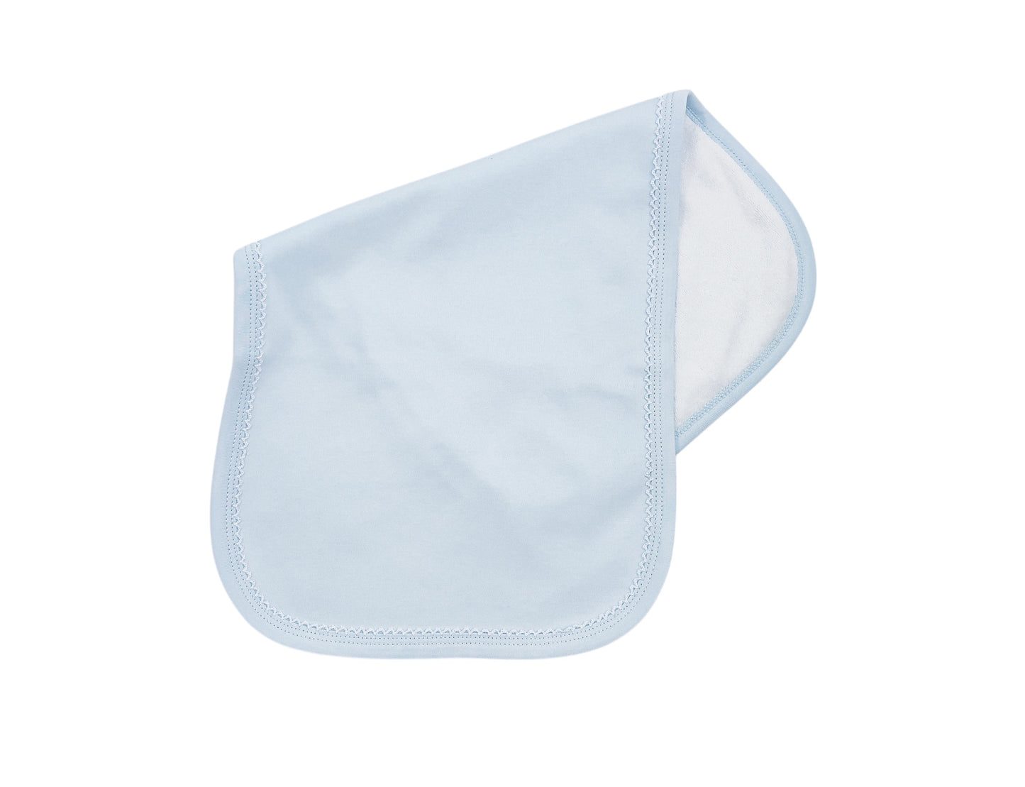 Burp Cloth - Picot Trim