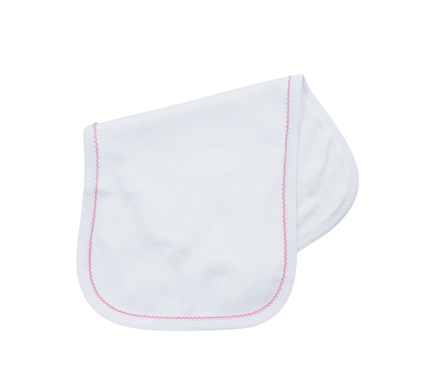 Burp Cloth - Picot Trim