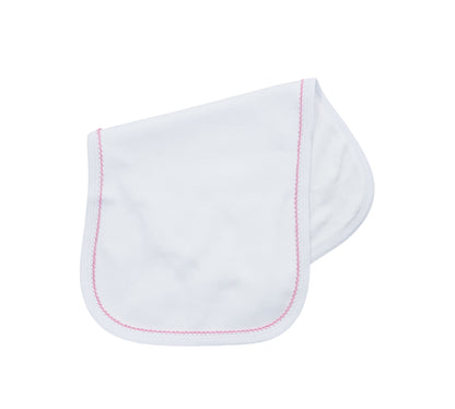 Burp Cloth - Picot Trim