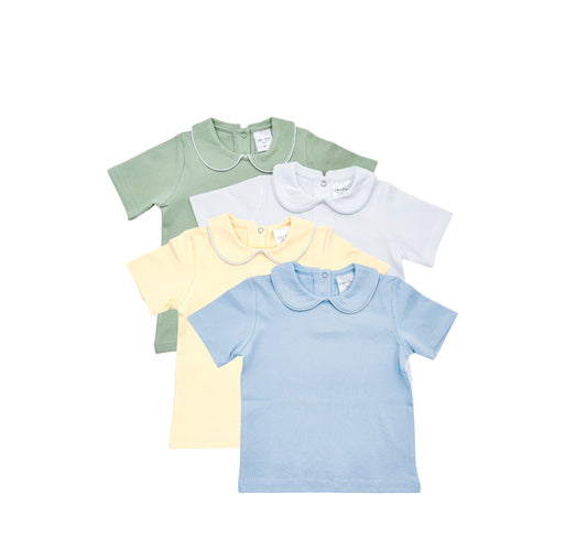 Shirt - Piping Collared SS