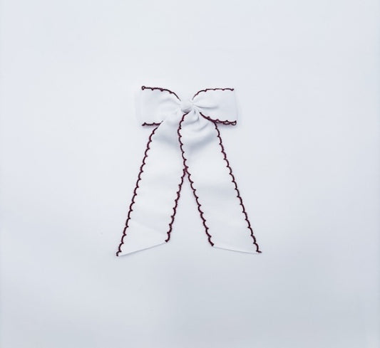 Bows - Med. Grosgrain Moonstitch