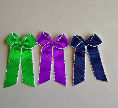 Bows - Med. Grosgrain Moonstitch